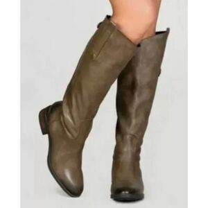 SAM EDELMAN Penny Leather Riding Boot Size 6.5M